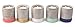 Paddywax Candles Urban Collection Soy Wax Blend Candle in Concrete Jar, Small- 3.5 Ounce, Sea Salt + Sage