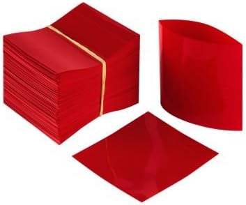Shrink Bands for Bottles with 24mm Finish (Pack of 50) (Red)