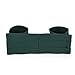 Fushida Wheelchair Leg Straps, Restraint Footrest for Wheelchair, Medical Foot Support Belt - High Quality Cloth Legs Belt for Disabled Elderly(Green, FYH141)
