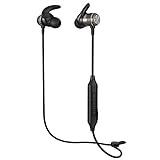 AUKEY Bluetooth Headphones, Magnetic Wireless Earbuds 8 Hours Playtime Built-in Microphone Compatible iPhones, Samsung Phones, Tablets More