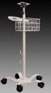 Criticare Systems Inc 1091 Stand Mobile Rolling w/Basket Ea