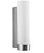 Linea di Liara Elina Chrome Wall Sconce Frosted Glass Shade Modern Sconces Wall Lighting Fixture Bathroom Sconce Vanity Wall Sconce and Wall Lamp for Living Room, UL Listed
