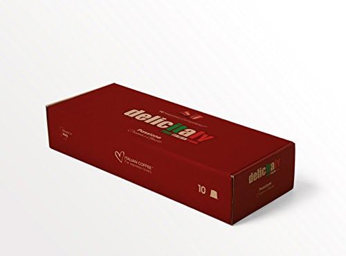 Delicitaly Italian Espresso capsules Nespresso compatible (Passione, 90)