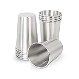 VIVO Steel Tumbler, 16oz BPA Free Glass, Set of 10 (CUP-SS10)