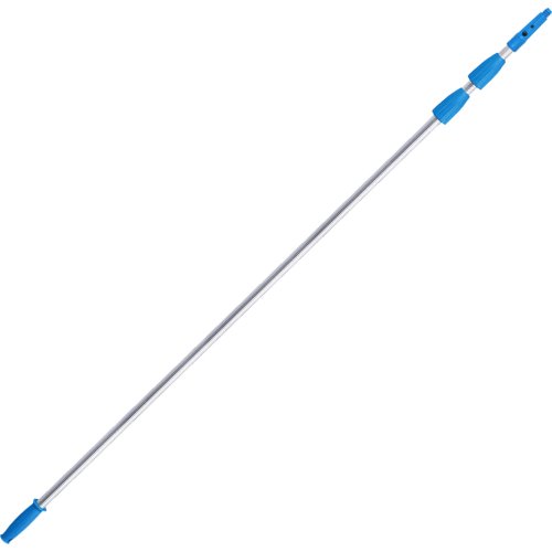 Unger Pro 962780C Telescopic Pole - Aluminum 3-Stage with Connect and Clean - Locking Cone and PRO Locking Collar 8-20 ft.