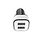 Mokos Genuine Smart IC Technology WinnerGear Universal Super Fast Car Charger 4.8A (2.4A 2.4A) Certified MFi Dual USB Port Adapter Apple Android iPhone 6 Plus iPad Mini Air Galaxy S6 Edge Note LG G4