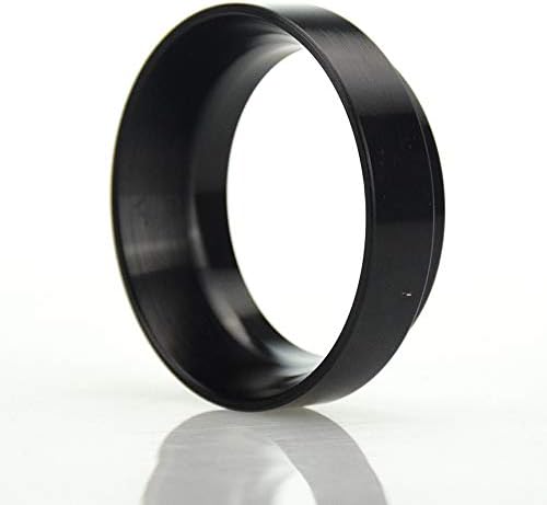 Tamkyo Aluminum Idr Intelligent Dosing Ring For Brewing Bowl Coffee Powder For Espresso Barista Tool For 58Mm Coffee Tamper Black