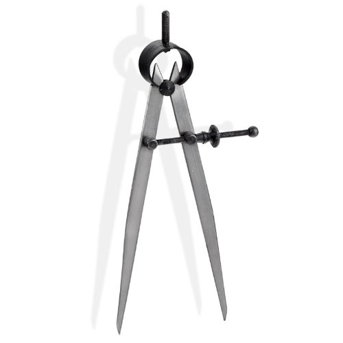 6" Divider Caliper - Hardened & Tempered Carbon Steel - Bow Spring - 7" Range