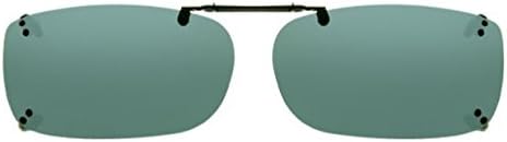 Solar Shield Driving Lens 56 Rec a Ultralight Polarized Clip on Sunglasses 100% Uva/uvb Protection Fit Plastic and Thick Frame