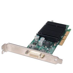 HP 351383-001 NVIDIA Quadro4 280 XGL AGP 8X graphics card - Professional 2D low profile graphics board with 64MB DDR SDRAM, dual 350MHz RAMDAC, and one DMS-59 high density output connector - Requires one APG slot - ATX form factor