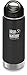 Klean Kanteen Wide Mouth 16 Ounce Insulated Stainless Steel Bottle with Leakproof Loop Cap - Shale Black