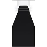 Beistle Carpet Runner, 24in by 15 ft, Black