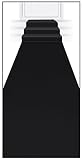 Beistle Carpet Runner, 24in by 15 ft, Black