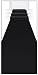 Beistle Carpet Runner, 24in by 15 ft, Black
