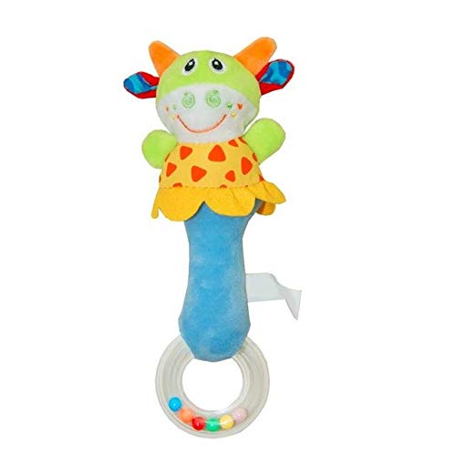 image for Chanys Cute Plush Animal Hand Bell Rattler Toys for Newborn Infants 