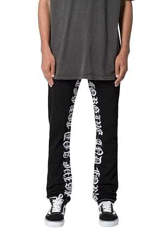 mnml Men's D527 Old English Denim - Black/White, 30 at Amazon