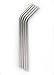 4 Bent Stainless Steel Straws for Yeti 30 oz & 20 oz Tumbler Cups - 18/8 Food Grade