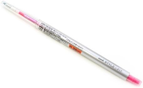 Uni Style Fit Single Color Slim Gel Ink Pen - 0.28 mm - Baby Pink