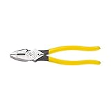 Side-Cutting Pliers Connector Crimping, 9-Inch Klein Tools D213-9NE-CR