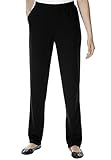 Women's Plus Size Tall Slim Fit Ponte Knit Pants