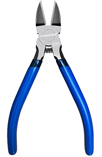 KAIHAOWIN 160mm ニッパー 電工ニッパー 小型ニッパー 160mm 精密ニッパー 薄刃ニッパー 強力ニッパー プラモデル用工具 マイクロニッパー ワイヤーニッパー 先細作業工具 ニッパ