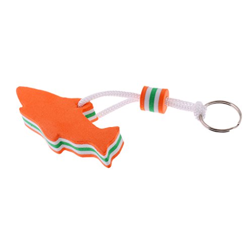 SunniMix 2 Pieces Floating Dolphin Keyring Keychain Key Float Water Buoy Nautical Boat Yachting Sailing