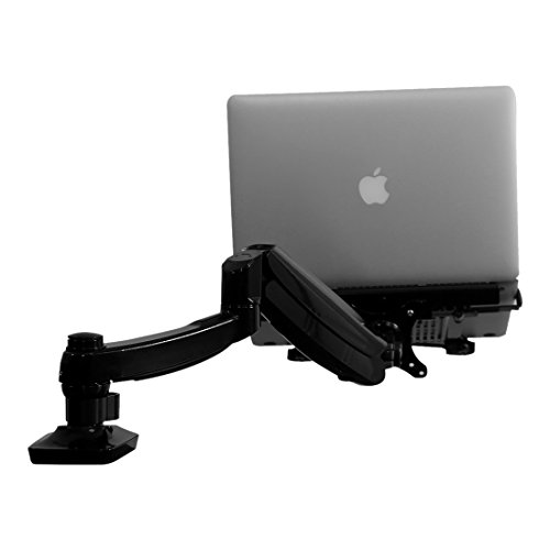 Fleximounts 2in1 Full Motion Gas Spring Arm Desk Laptop Monitor Mount