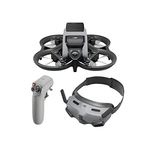 Avata Pro-View Combo Drone UAV Quadcopter in prima persona con video 4K stabilizzato, campo visivo super ampio di 155°, freno di emergenza e volo stazionario, include nuovo movimento RC