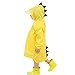 zlimigx Raincoat for Kids Rain Jacket Cute Dinosaur for Boys for Girls[S Size] Yellow