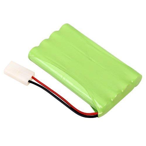 YUNIQUE GREEN-CLEAN-POWER - Rechargeable NI-MH Battery 9.6V 2000mAh | TAMIYA Connector for RC Car, Truck, Quadcopter | 8 AA Cells, Green | 100x57x15mm - 100 gr