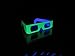 Rob's Super Happy Fun Store 51 Pair of Fireworks Diffraction Glasses - 50 Pair Blacklight-Reflective Neon Frames + 1 Orbit Specs