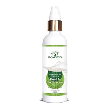 INWOOD ORGANICS Skin Whitening & Brightening Body Lotion For Soft, Fair & Radiant Glow Paraben & Silicone Free - 200 Ml