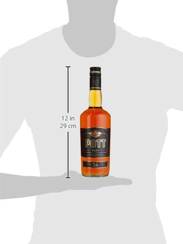 POTT Rum 54% vol. (1 x 0,7 l) - besonders starker Übersee-Rum, ideal für den intensiven Genuss in Heißgetränken wie Feuerzangenbowle, Grog oder Glühwein, als Punsch oder als Cocktail, zum Backen – Bild 6