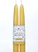 Bluecorn Beeswax 100% Pure Beeswax Taper Candles | Natural Beeswax Candles, Yellow Unscented Tapered Candles | Soy, Paraffin, & Fragrance Free | 10 Inch Candles, Bulk 8-Pack | Handmade in Colorado
