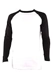Teejoy Men's Basic Full Raglan Sleeve Baseball Tee Shirt