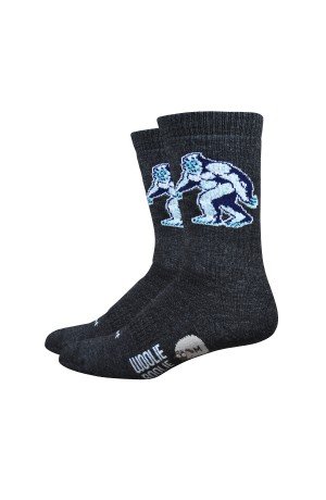 DeFeet Woolie Boolie Yeti Socks, Small, Charcoal