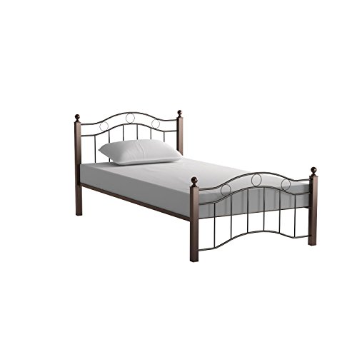 Homelegance Averny Metal Platform Bed, Twin, Black Pricepulse