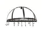 Old Dutch Half Round Pot Rack, Graphite