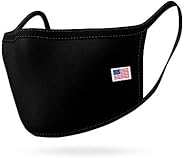 Empire Cove Comfort Mascarilla para hombre, mujer, tamaño adolescente, 2 capas, algodón lavable, poliéster, fabricado en EE. UU. Con tela importada 