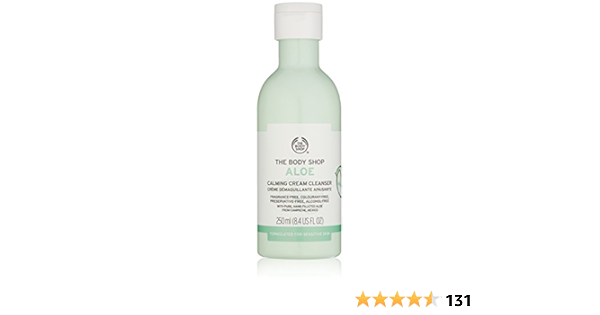 aloe cream cleanser body shop