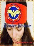 Headbands By Hippie Runner. Polkadots . No Slip, No Drip Headbands For Running, Walking, Exercise (#504 New Wonder Woman)