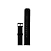 18MM 20MM 22MM Quick Release Watch Bands Pinhen Soft Silicone Rubber Choice of Colors & Widths 18mm 20mm or 22mm For Huawei Withings Activité Samsung Moto 360 Smart Watch Bands (22MM Black)