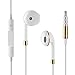 Wired Earphones, White Microphone Earphones Stereo Headset in Ear Earbuds Apply to iPhone 6S 6SP 6 6P 5S SE 5C 5 4, iPad, iPod 7 8 7s, iOS 11 10 9 8, Note 1 2 3 - 2 Pack