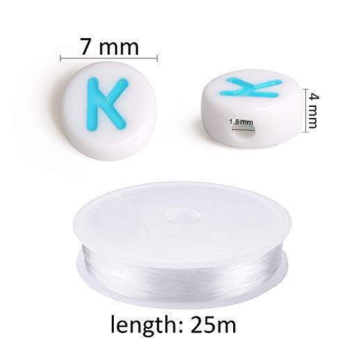 2 1900pcs+Acrylic+Alphabet+Necklace+Bracelet