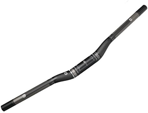 happybuying88 Full Carbon Fiber Mountain Bike Handlebar Bicycle Riser Handlebars Riser Bars 3K Matte MTB Handlebars Carbon Fiber