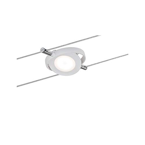 Paulmann 94106 Touwsysteem RoundMac set uitbreidbaar warm wit 6x4W LED mat wit 94106 touwlamp hanglamp, 5000 x 160 x 24… - Afbeelding 4