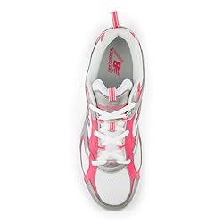 New Balance Men's 408 V1 Sneaker, White/Silver