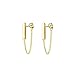 Hypoallergenic Earrings 14K Gold Plated Earrings Dangle Earrings for Women Drop Earrings Huggie Dainty Hoop Earrings (Gold)