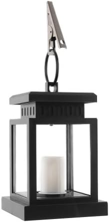 Solar LED Candle Lantern Light for Beach Umbrella Tree Pavilion Garden Yard Lawn Outdoor, Auto On Off