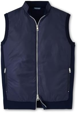 PETER MILLAR Whistler Reversible Insulated Vest, Atlantic Blue